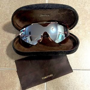 Tom Ford Brown Mirrored Sunglasses